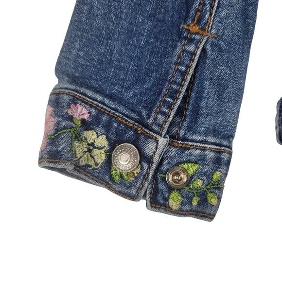 Levis Jeans For Girls Embroidered Denim GIRLS Jacket 3T - Picture 3 of 6